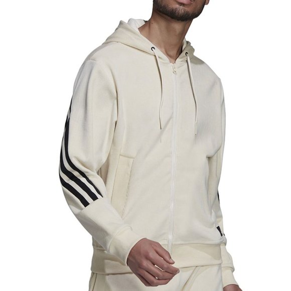 adidas Other - Mens Adidas Future Icons Full-Zip Hoodie | SIZE M | Off White | [H47895] | NWT